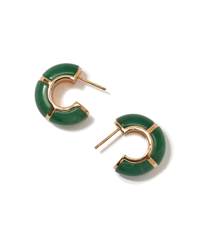 Zellige Hoops - Green Jade