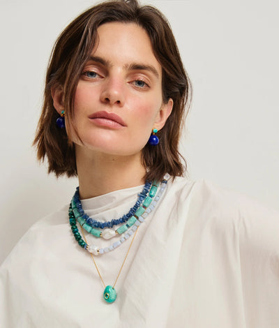 Cabana Necklace - Peacock