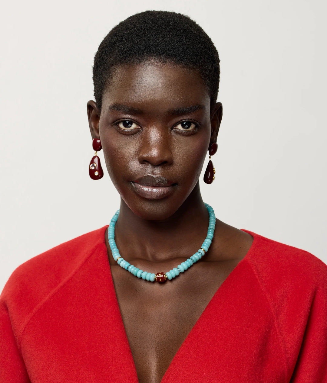 Hidden Stone Necklace - Blue