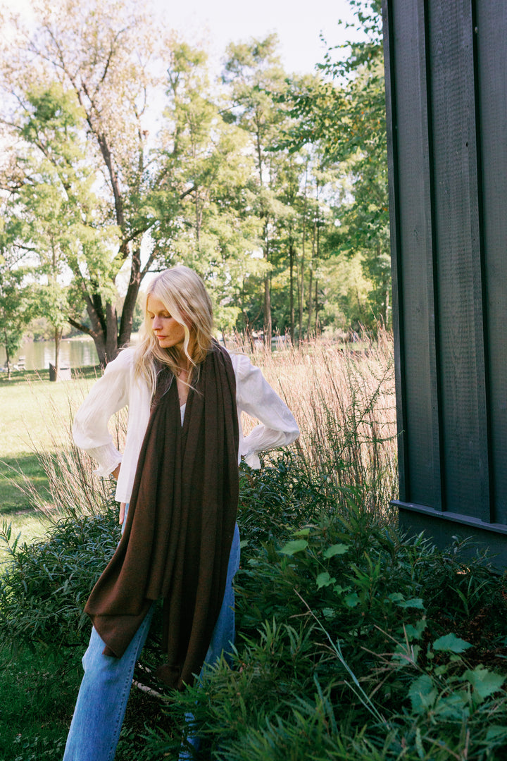 The Cashmere Travel Wrap Americano
