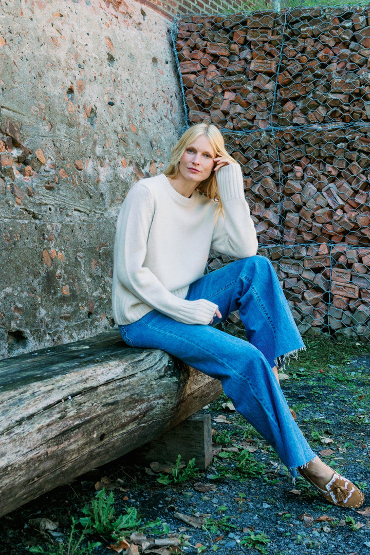 Kelly Pullover- Eco Alabaster