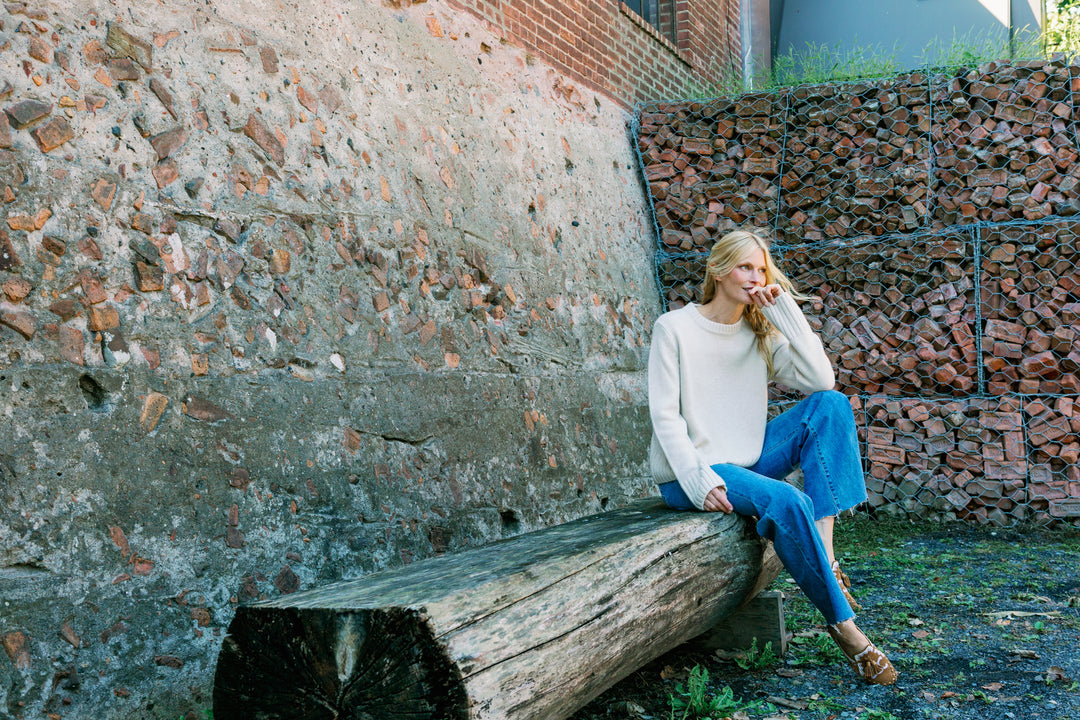 Kelly Pullover- Eco Alabaster