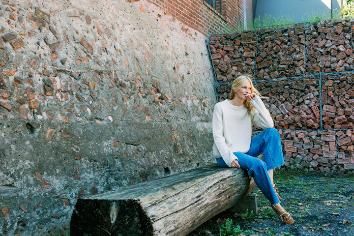 Kelly Pullover- Eco Alabaster