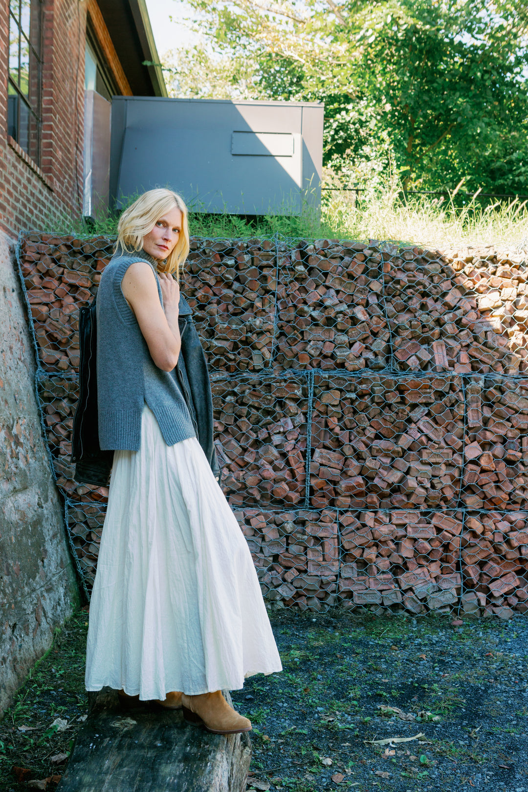 The Lilah Sweater Vest- Flannel