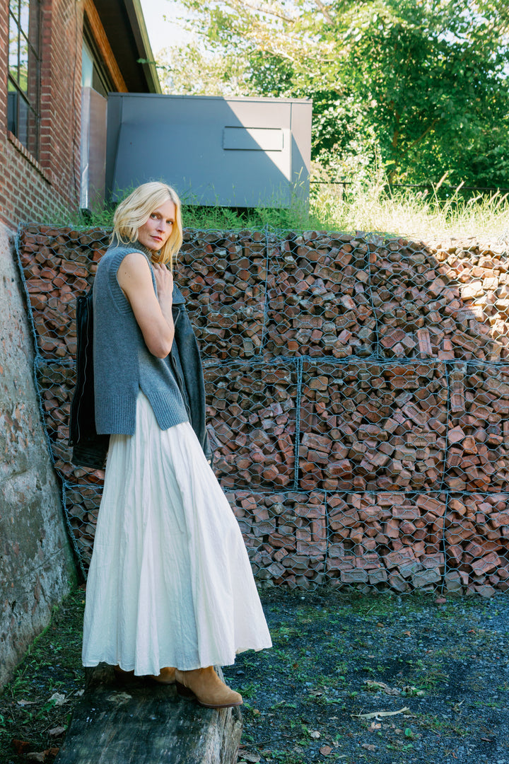 The Lilah Sweater Vest- Flannel