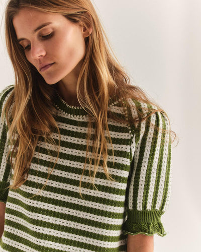 Fallon Pullover - Ivy Stripe