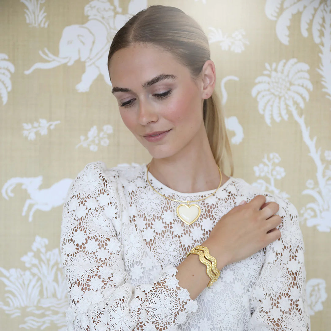 Stacking Squiggle Cuff - Gold