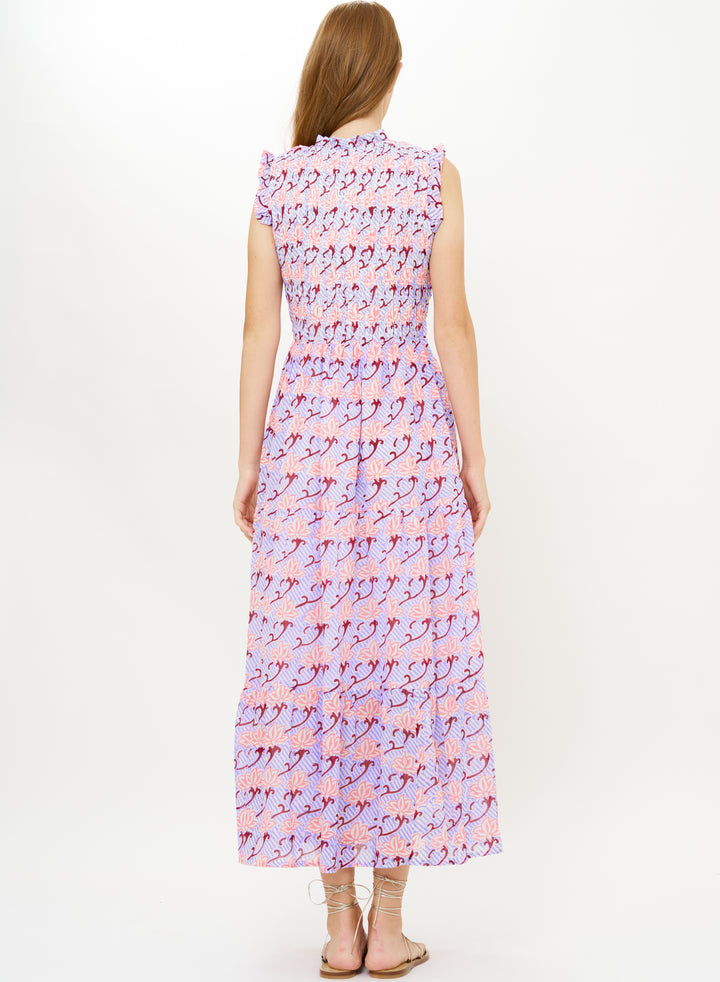 Sleeveless Smocked Maxi - Florence Petal