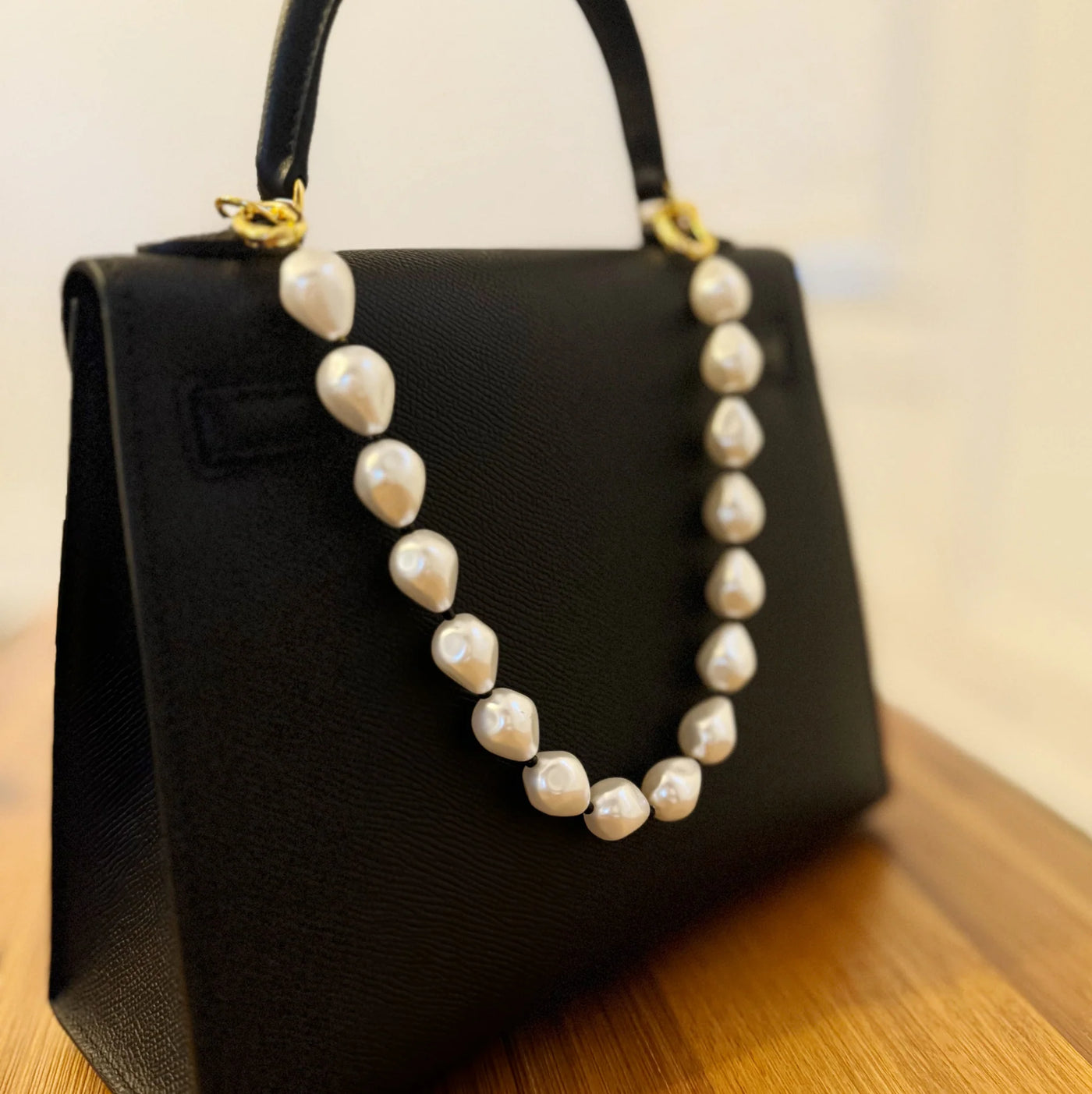 Pearl and Bead Bag Charm