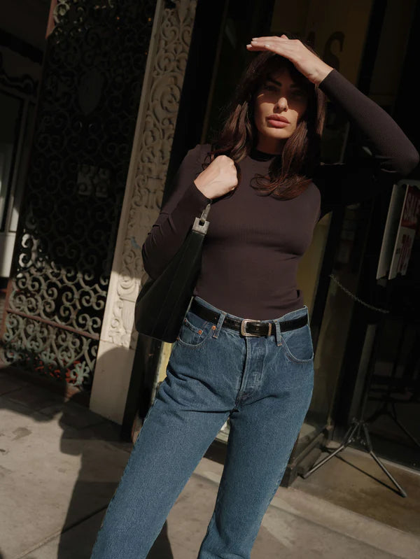 Gina Long Sleeve - Jet Black