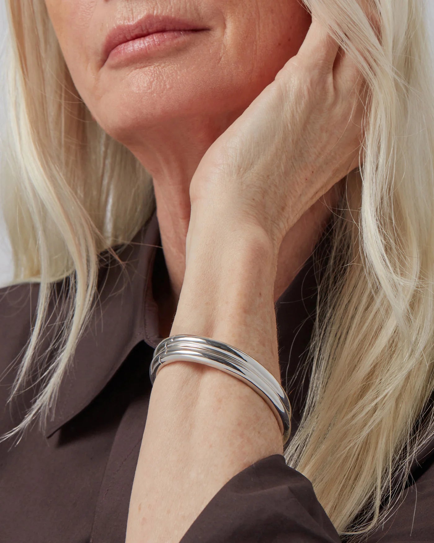 Gia Bangle - Silver