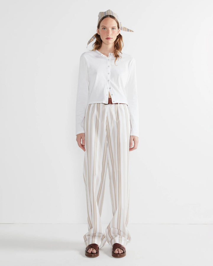 The Grable - White/Khaki/Brown