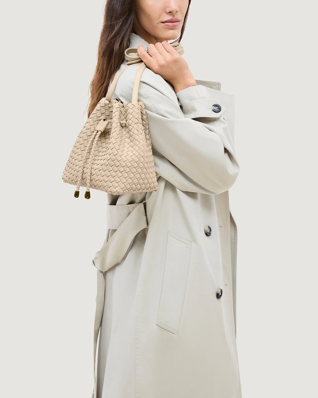 Gramercy Bucket - Ecru