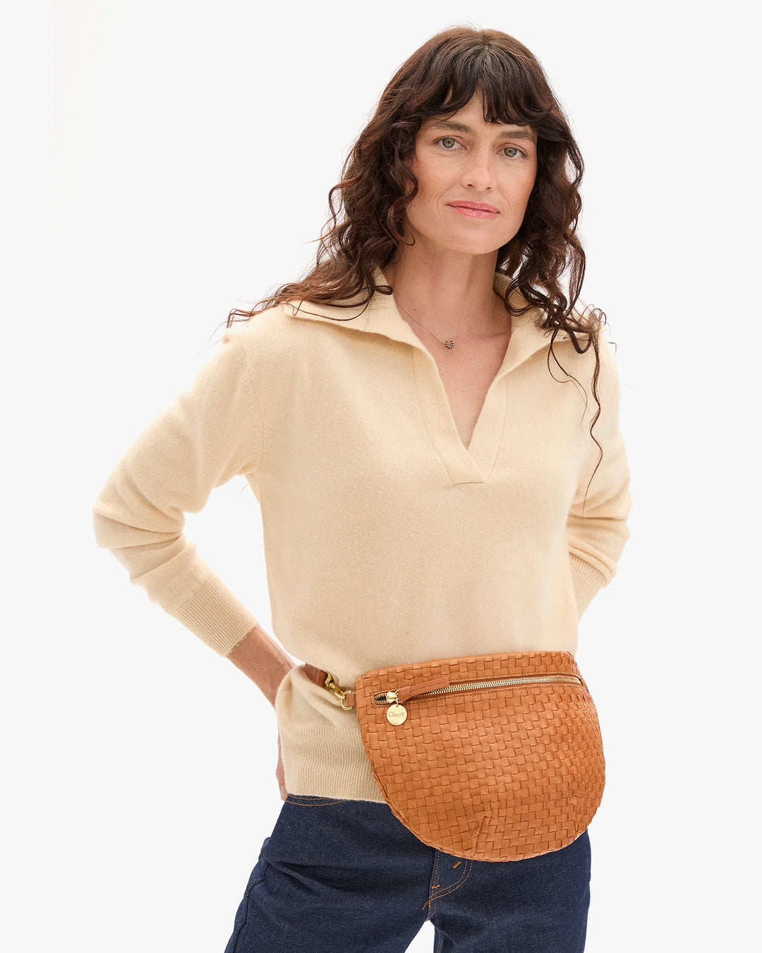 Grande Fanny - Natural Woven Checker