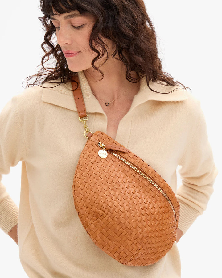Grande Fanny - Natural Woven Checker