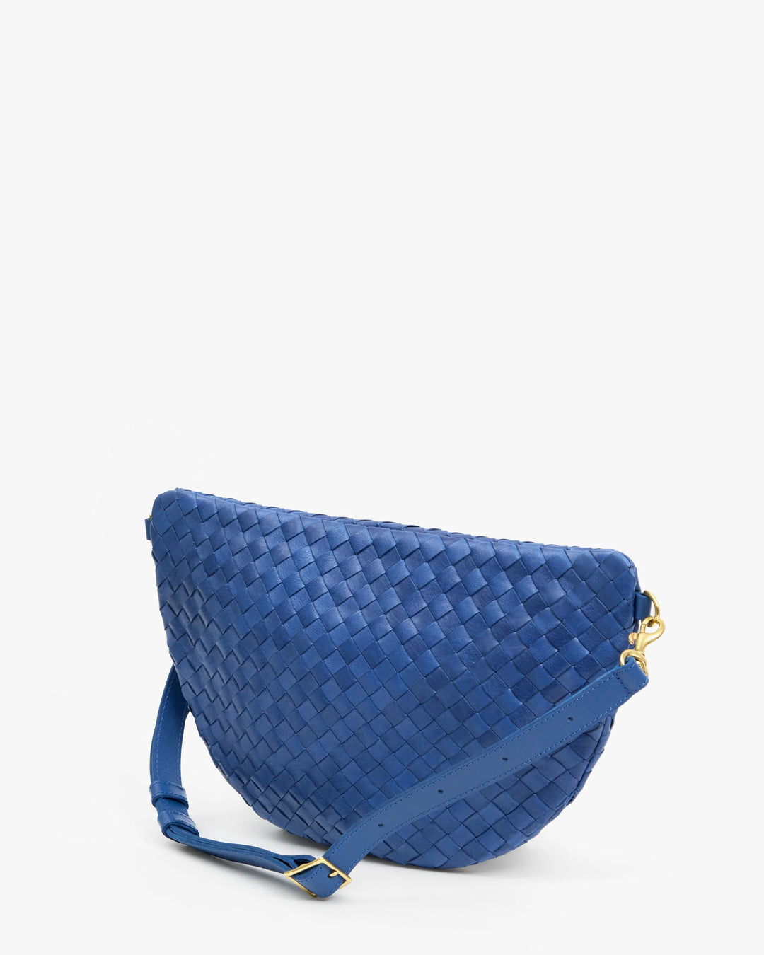 Grande Fanny - French Blue Diagonal Woven