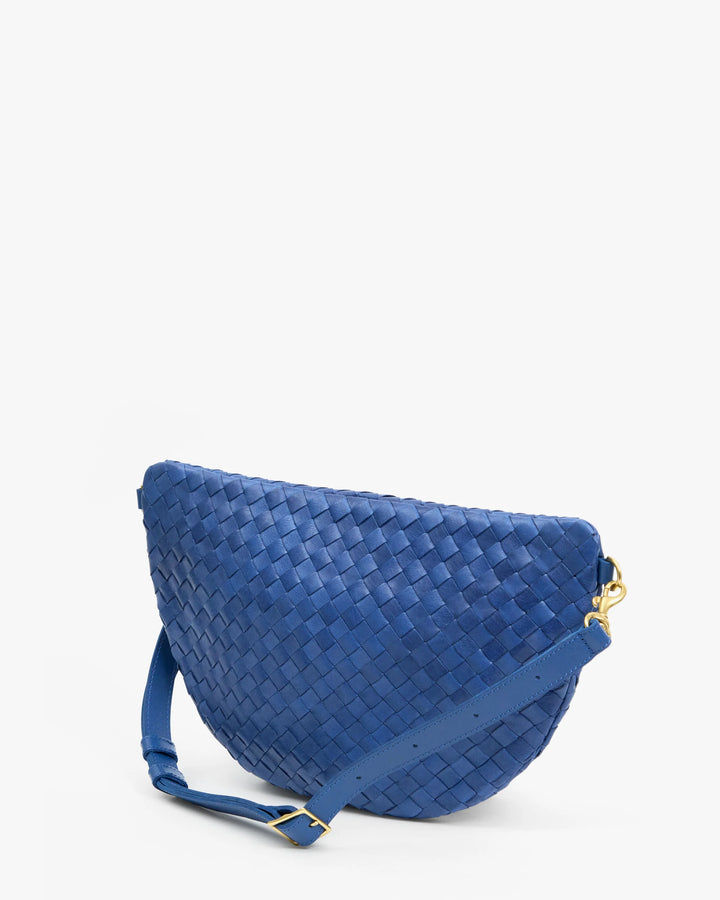Grande Fanny - French Blue Diagonal Woven