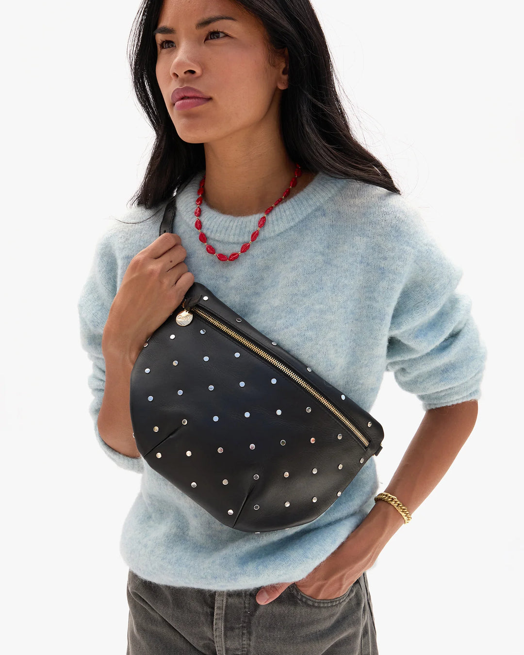 Grande Fanny - Black w/ Studs