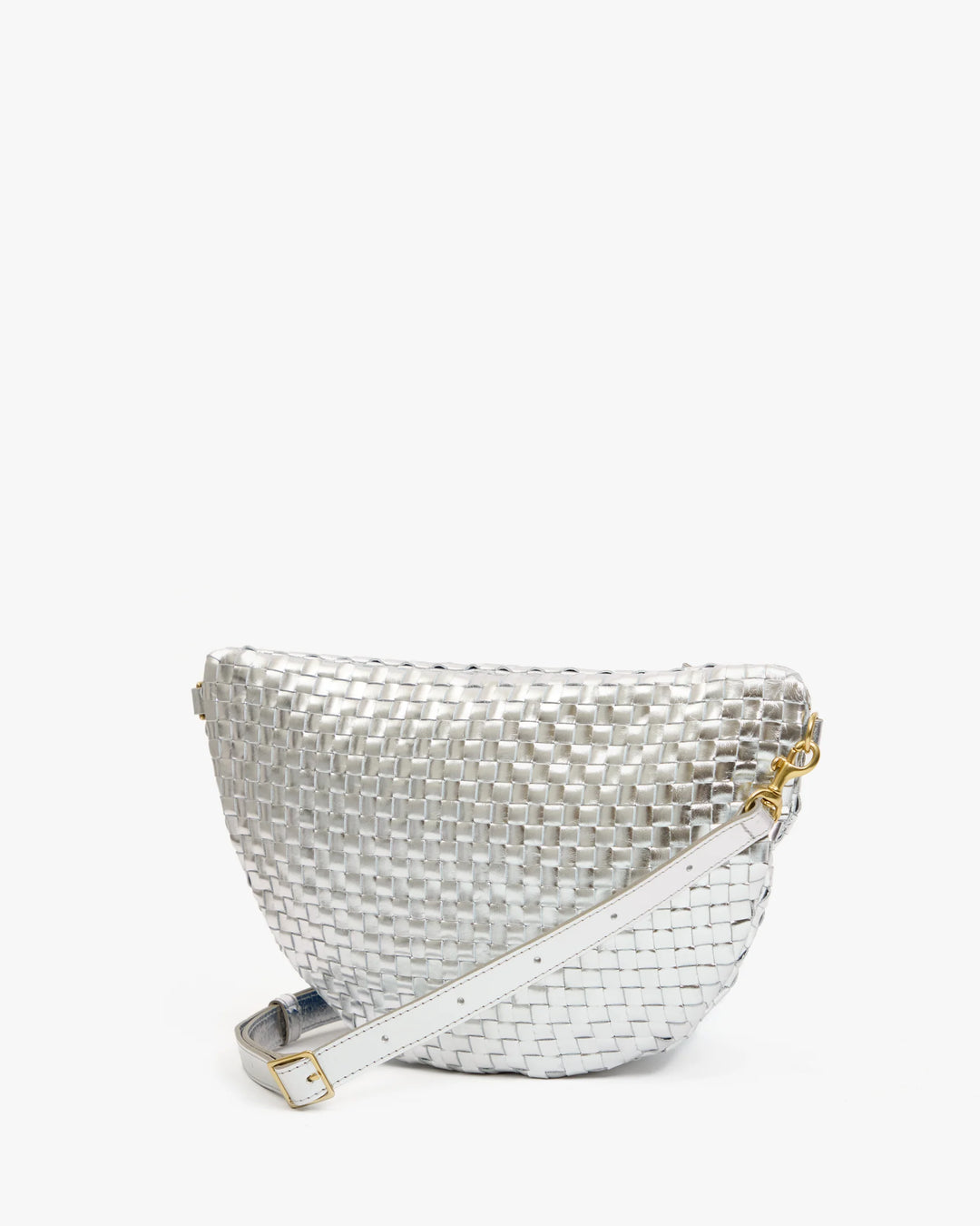 Grande Fanny - Silver Woven Checker