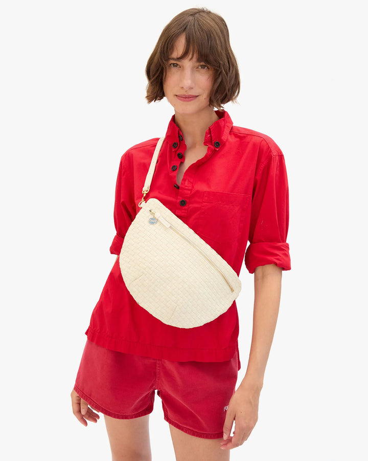 Grande Fanny - Cream Woven Checker