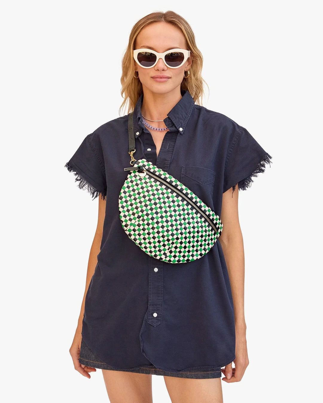 Grande Fanny - Apple Multi Woven Checker