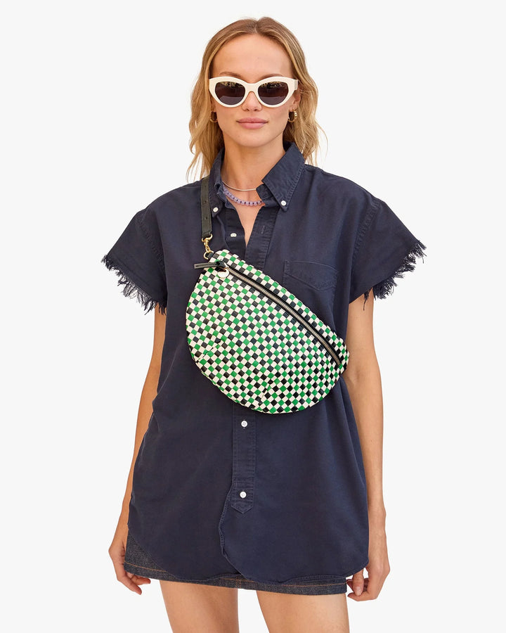 Grande Fanny - Apple Multi Woven Checker