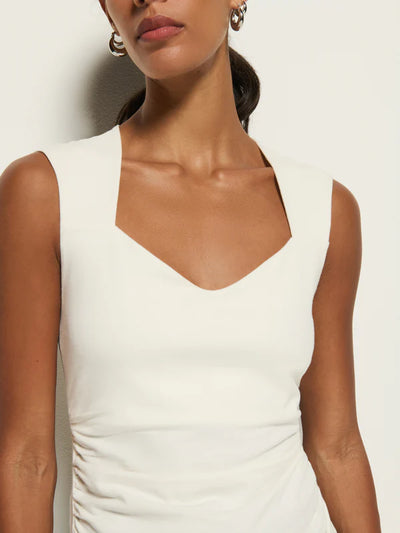 Haven Sleeveless Tee - Porcelain