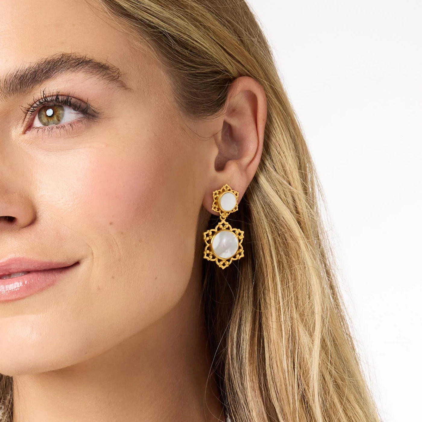 Helene Statement Earring- Gold