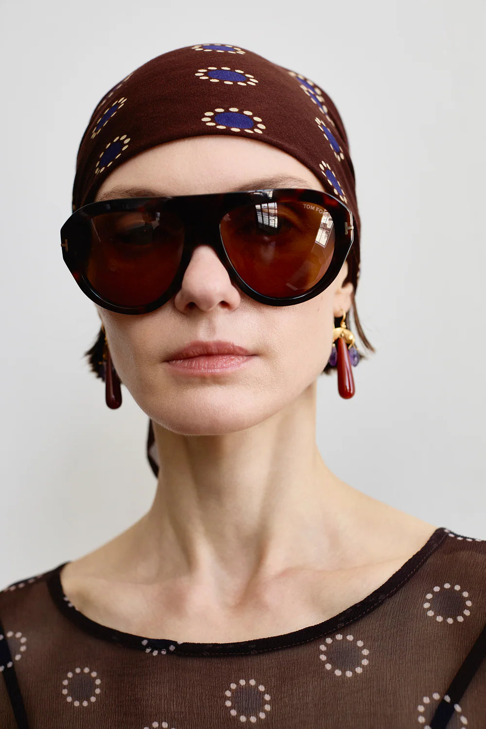 Dragonfly Chandelier Earrings - Red Agate