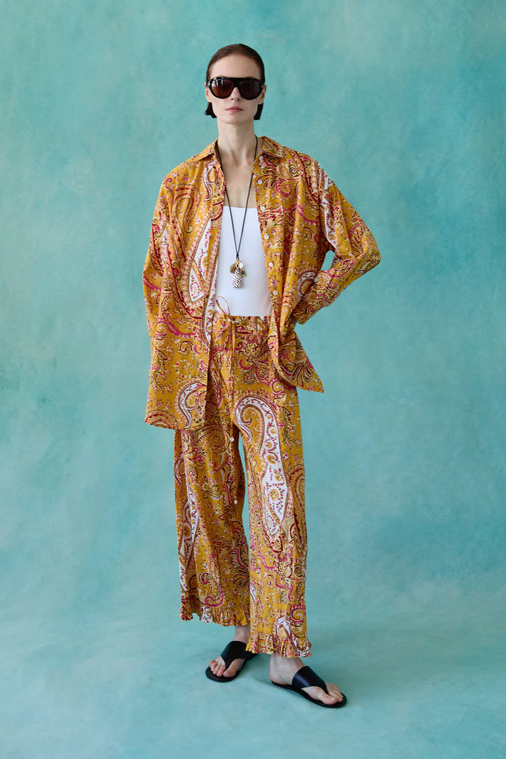 Paisley Printed Set - Marigold