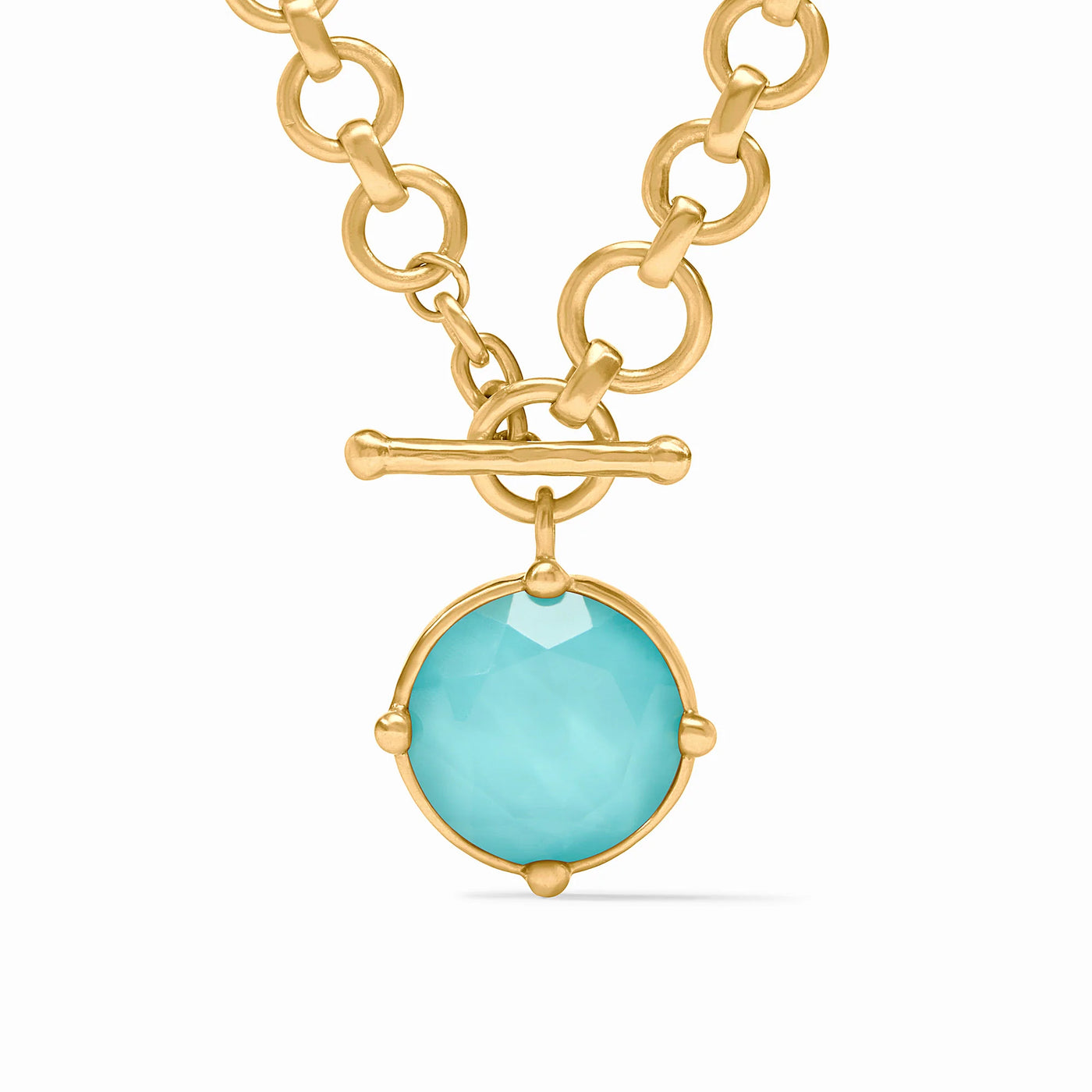 Honeybee Demi Necklace - Iridescent Bahamian Blue