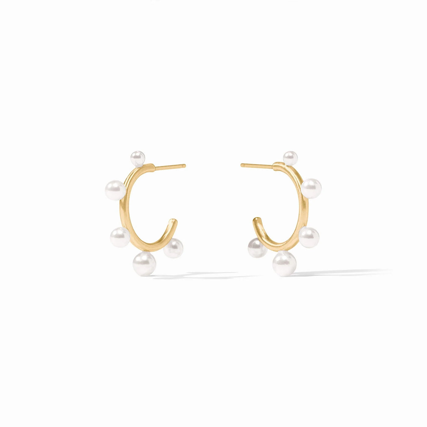 Hydra Stone Hoop - Pearl - S