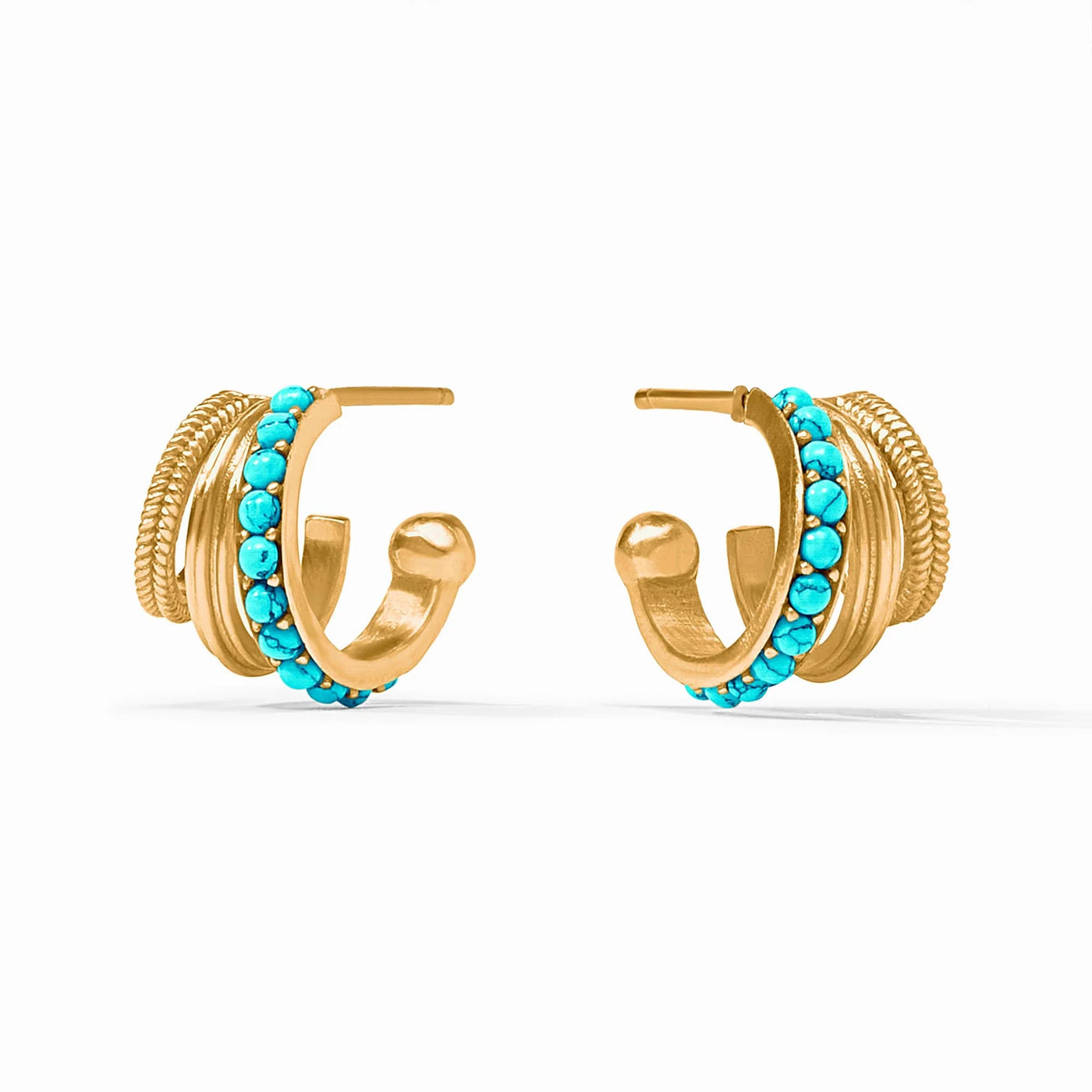 Hydra Triple Hoop - Turquoise Blue