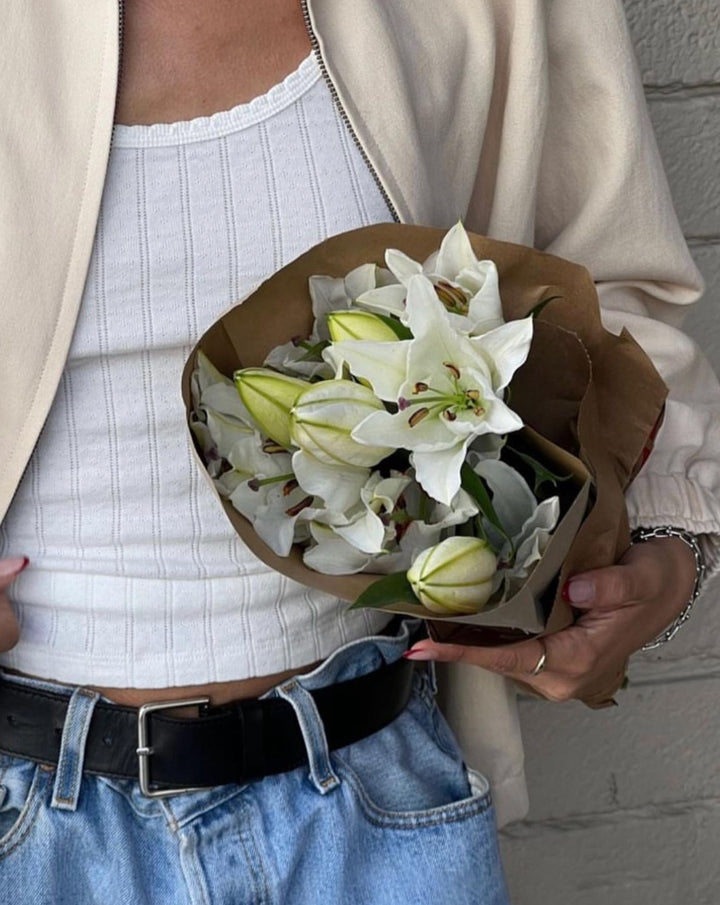 Pointelle Classic Tank Top - White