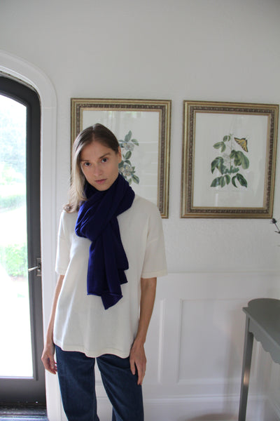 Cashmere 3 Way Topper - French Navy