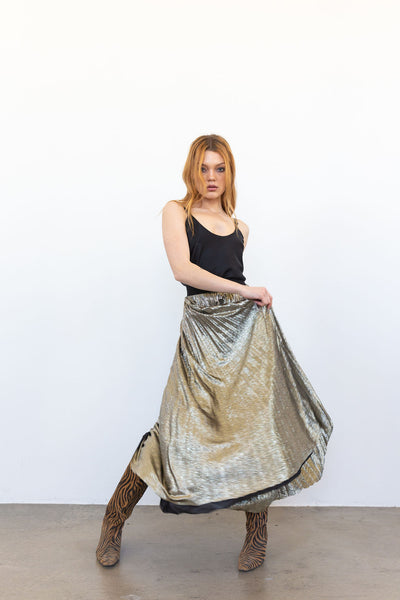 Glitter Skirt - Gold