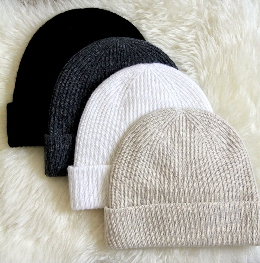 Cashmere Classic Beanie- Flannel