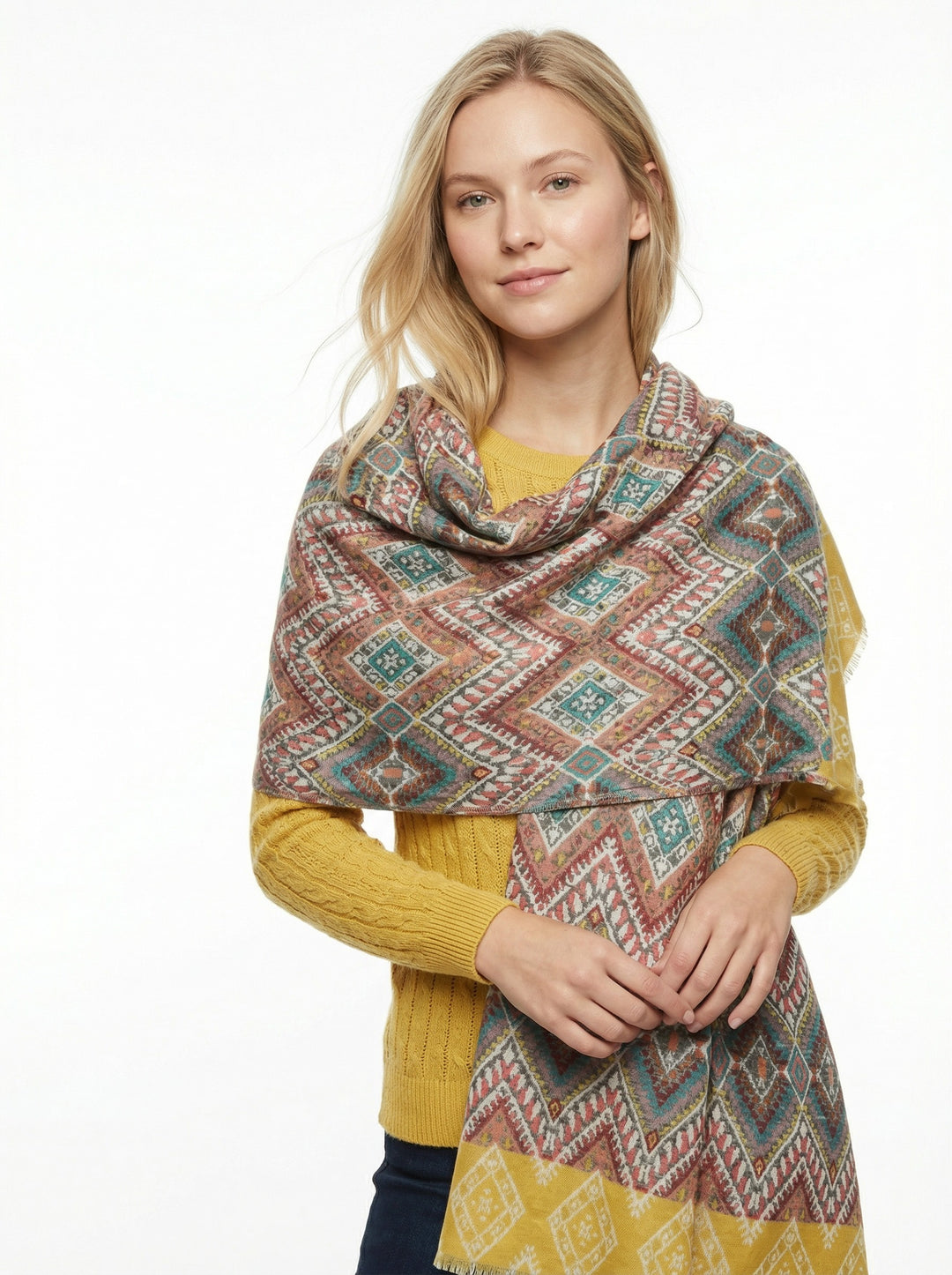Wool Scarf - Pink