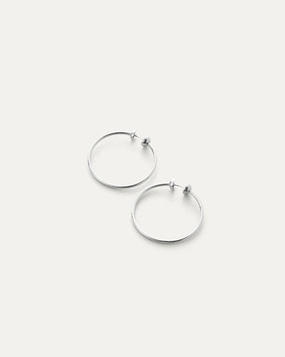 Icon Hoops Small - Silver