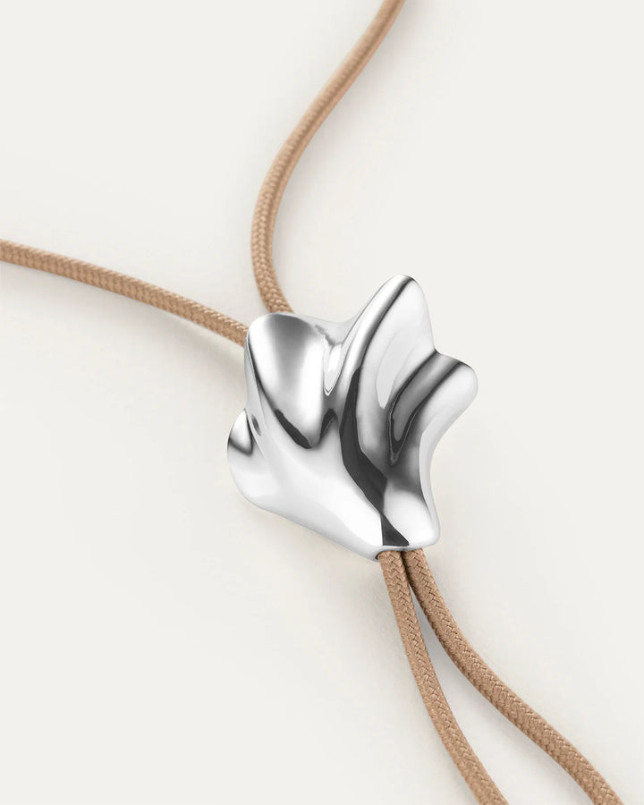 Lydia Bolo Tie - Silver