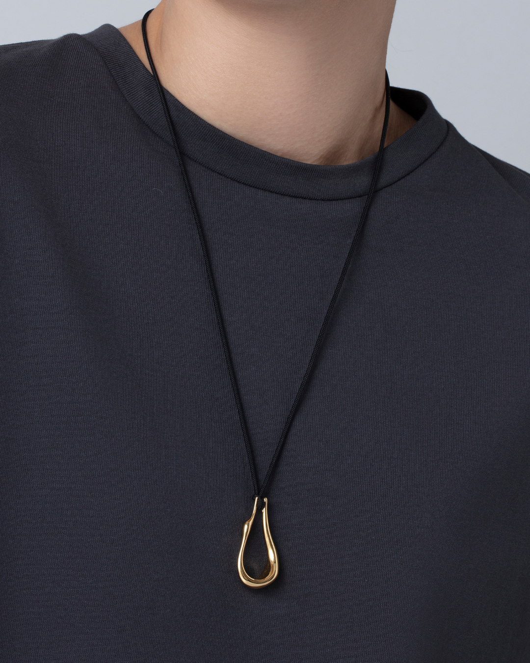 Egret Rope Necklace - Gold