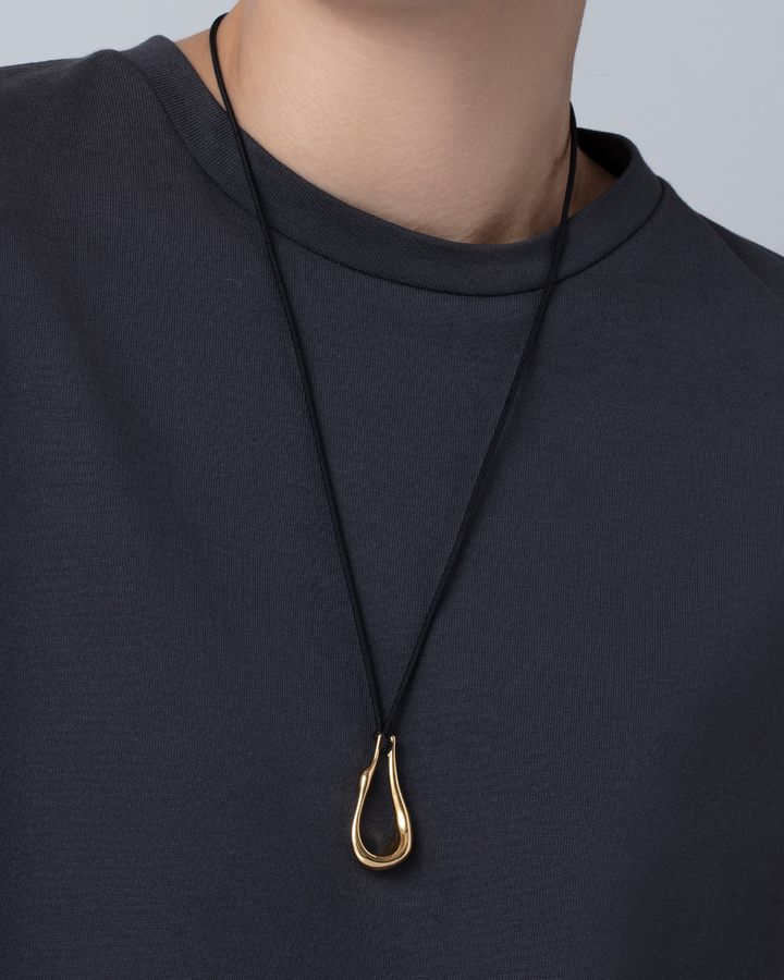 Egret Rope Necklace - Gold