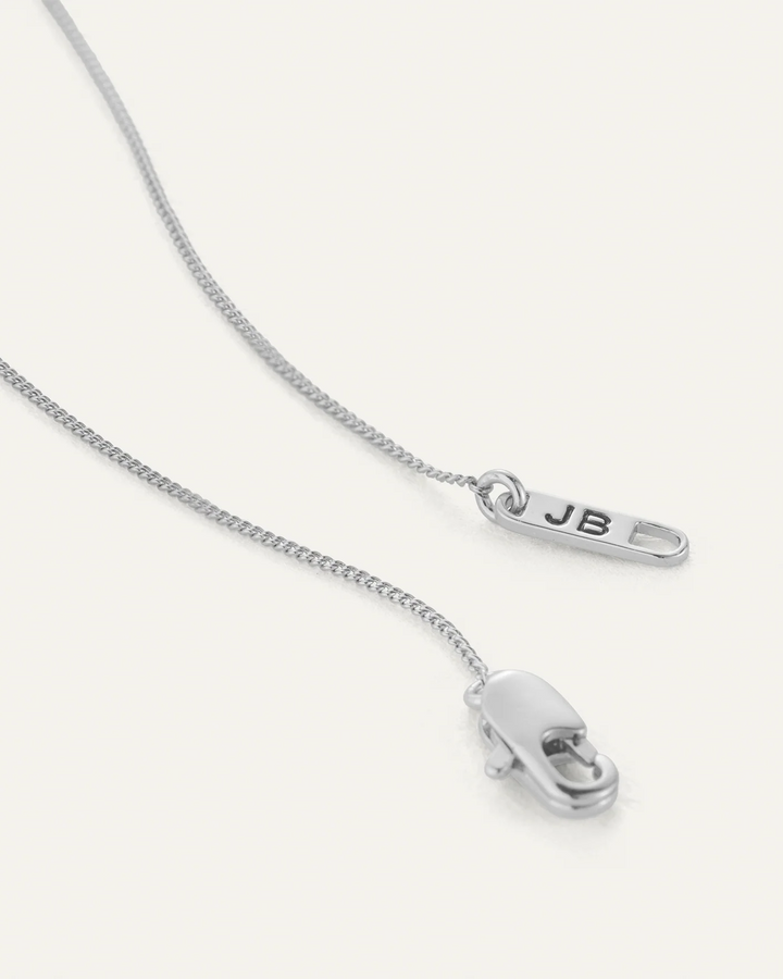 Mini Egret Pendant Necklace - Silver