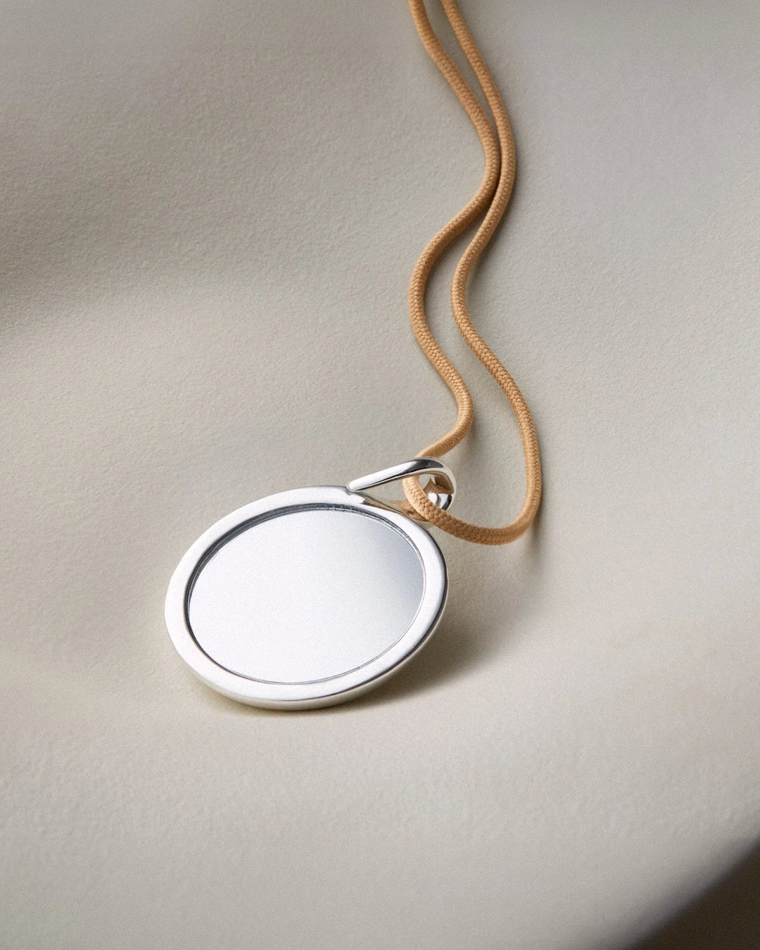 Nico Pendant Rope Necklace - Silver