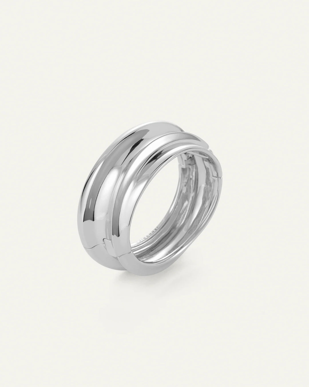 Lennon Mega Bangle- Silver