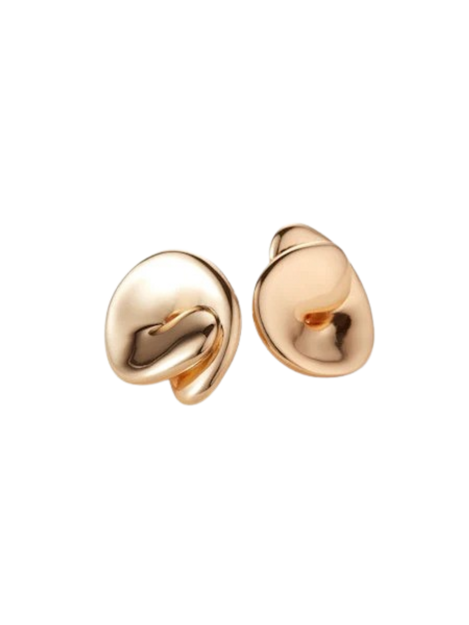 Rio Button Earrings - Gold