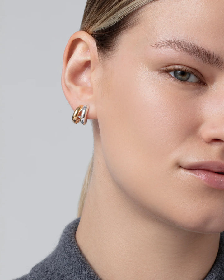 Mini Florence Earrings - Two-tone