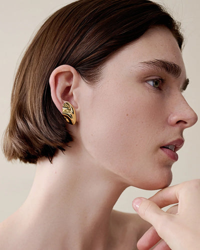 Portia Earrings - Gold
