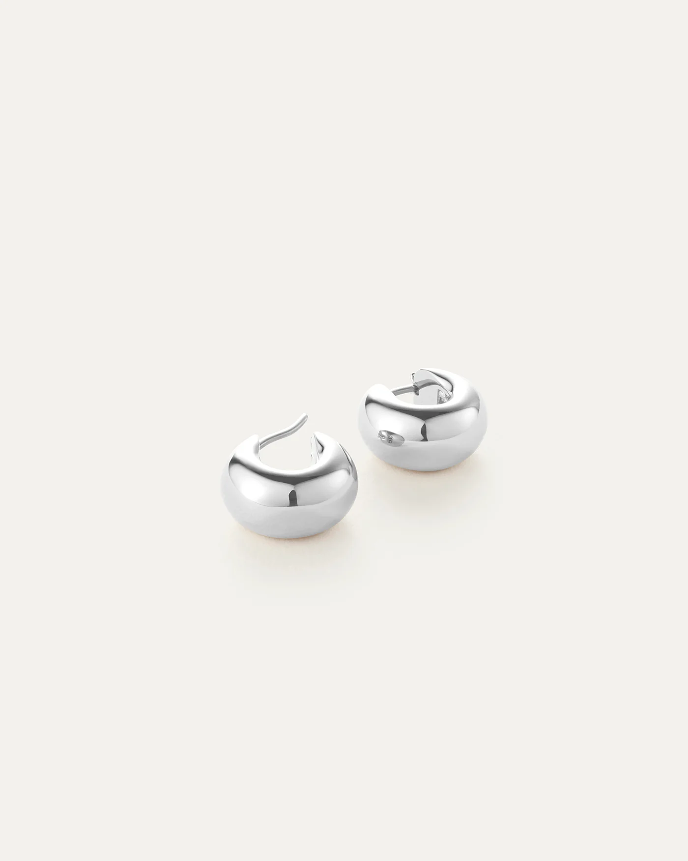 Mini Tome Hoops - Silver