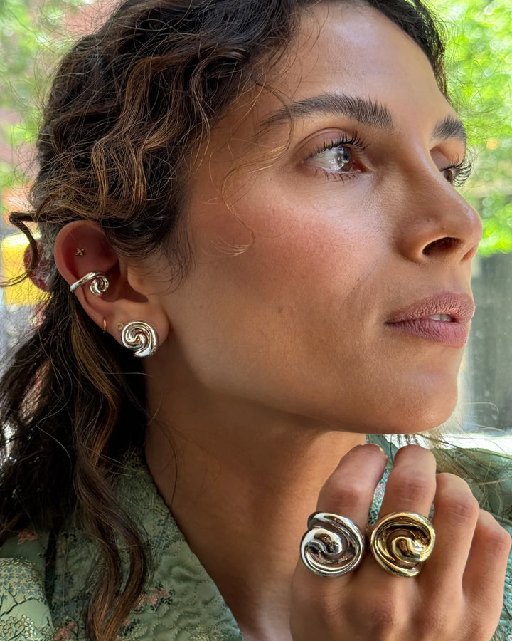 Small Gio Earrings - Silver
